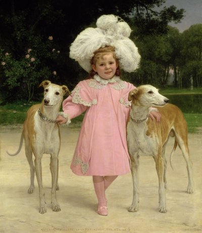 Alice Antoinette de la Mar, aged five by Jan van Beers